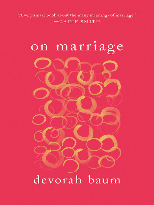Title details for On Marriage by Devorah Baum - Available
